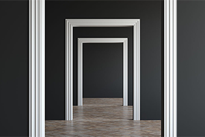 Отделка дверных проемов без установки дверей