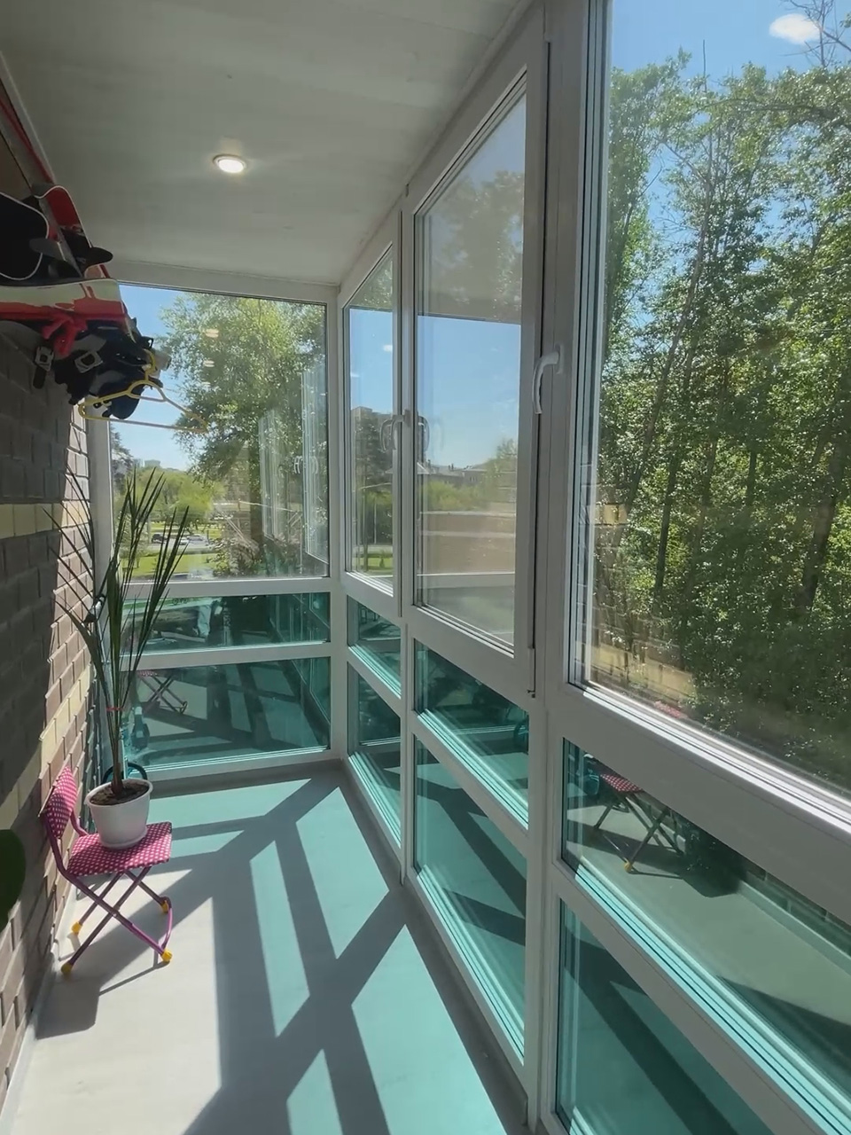 Балкон с панорамным остеклением