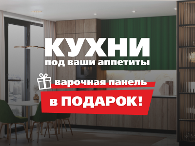 Варочная панель в подарок!