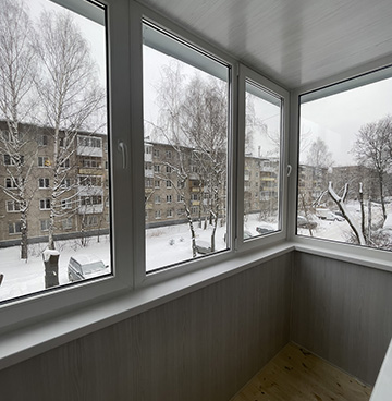 Остекление, внутренняя и внешняя обшивка балкона, демонтаж