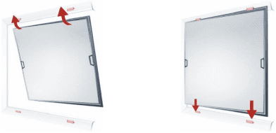 Установка москитной сетки