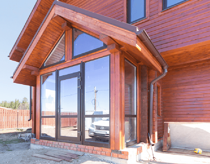 Бревенчатый дом